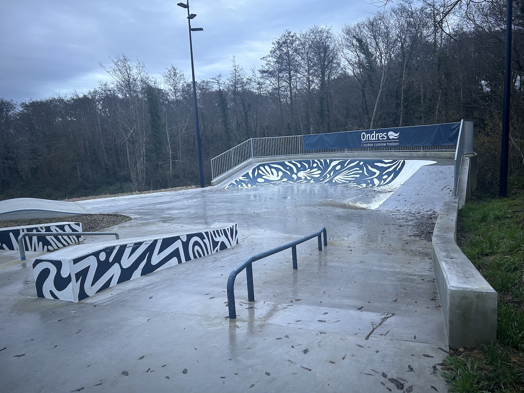 Ondres Library skatepark